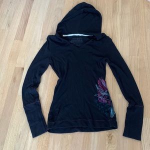 Eco Wear - Waffle knit sweater with hood